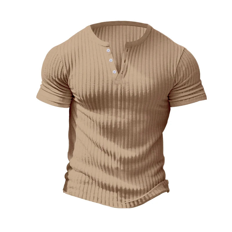 Men's Stylish Stripe Knit T-shirt