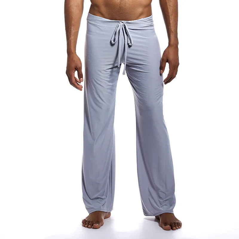 Mens Yoga Pants Elastic Waistband