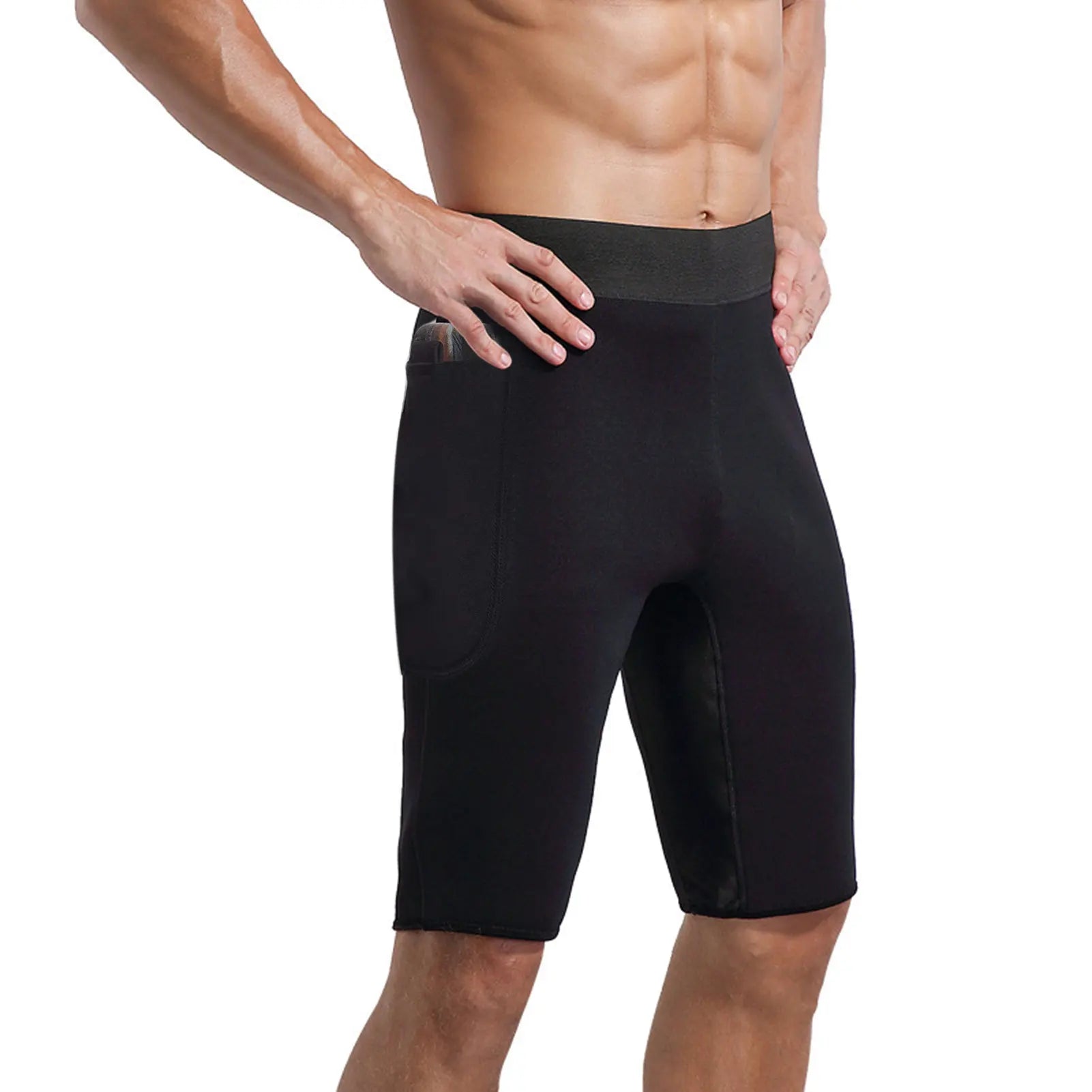 New Men Weight Loss Sauna Sweat Pants Shorts