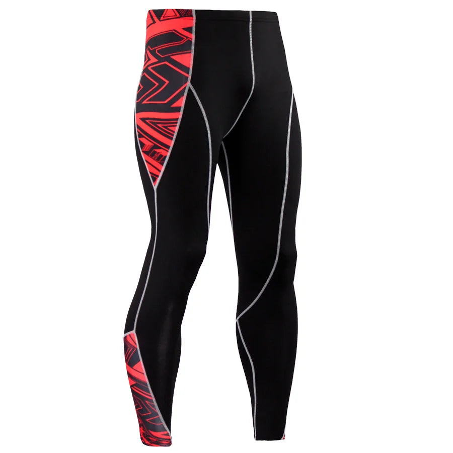 Running tights 3D wolf head Print