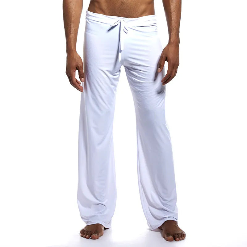 Mens Yoga Pants Elastic Waistband