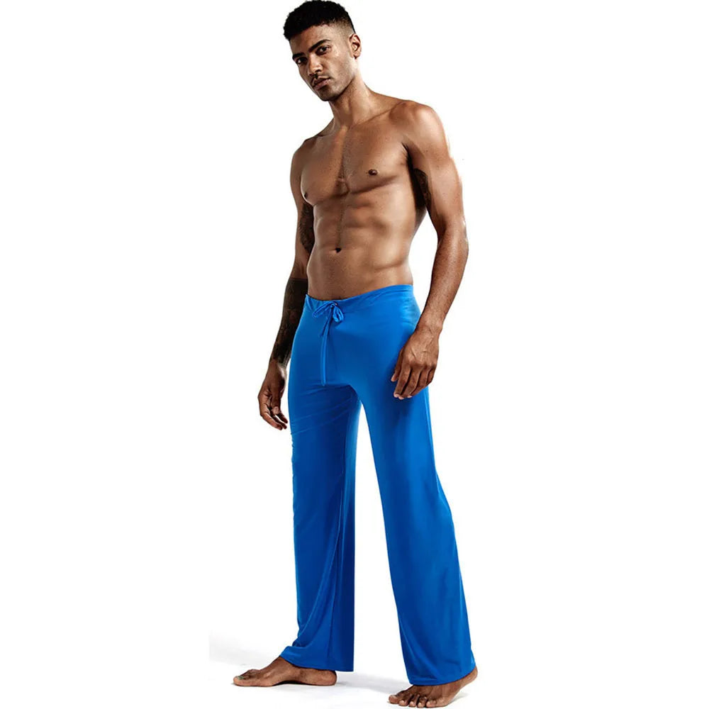 Mens Yoga Pants Elastic Waistband