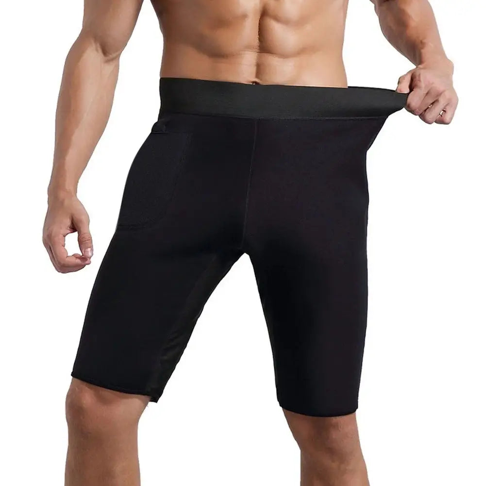 New Men Weight Loss Sauna Sweat Pants Shorts