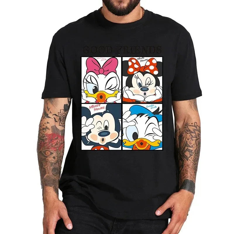 Black T-shirt for Men & women Mickey Mouse