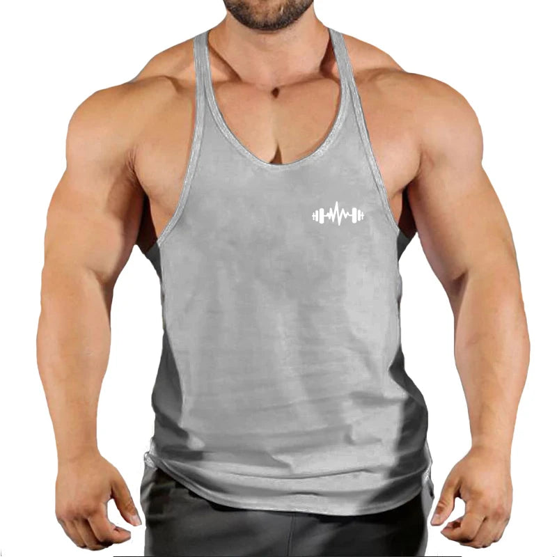 Fitness Shirt Men's Singlets Sleeveless Sweatshirt