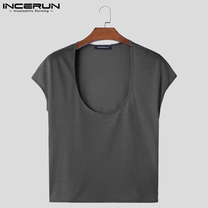 Men's Solid Simple Gym T-shirts