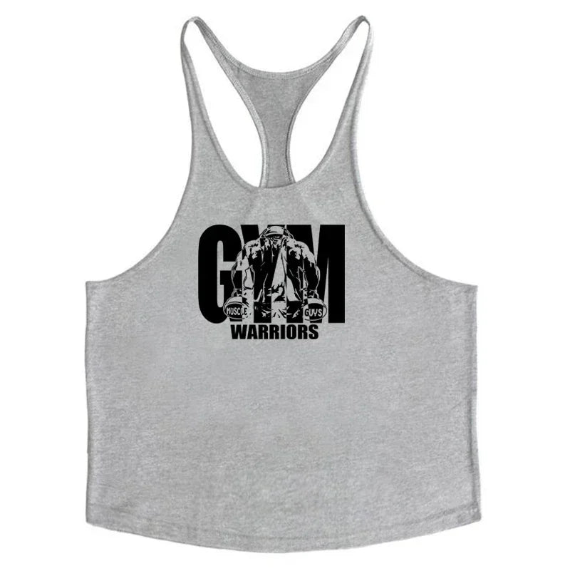 Men's Bodybuilding Hooded Tank Top