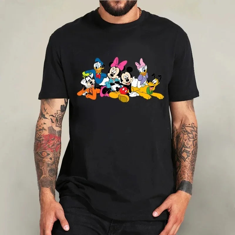 Black T-shirt for Men & women Mickey Mouse