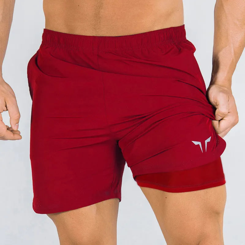 Double-layer Fitness Shorts