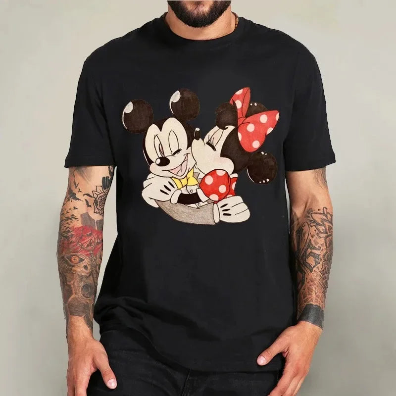 Black T-shirt for Men & women Mickey Mouse