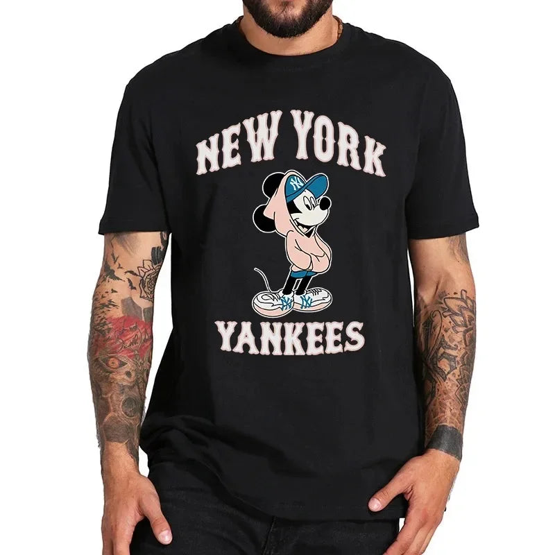 Black T-shirt for Men & women Mickey Mouse