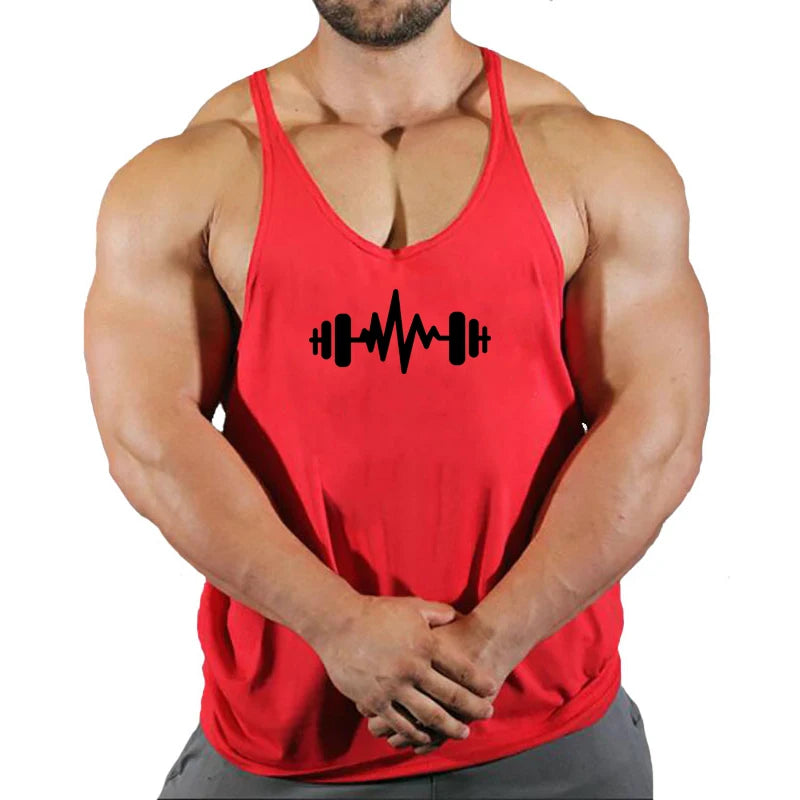 Fitness Shirt Men's Singlets Sleeveless Sweatshirt