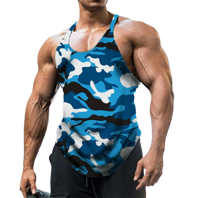 Men's Camouflage Fitness Tank Top