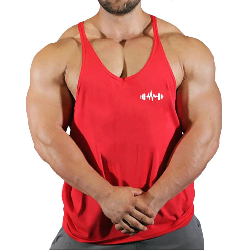 Fitness Shirt Men's Singlets Sleeveless Sweatshirt