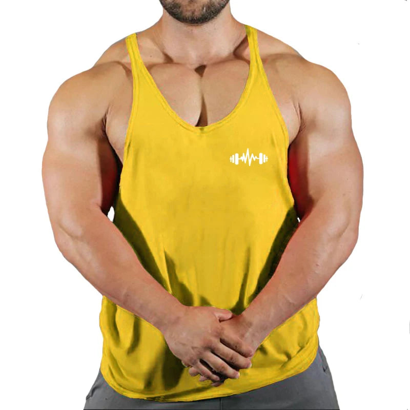 Fitness Shirt Men's Singlets Sleeveless Sweatshirt