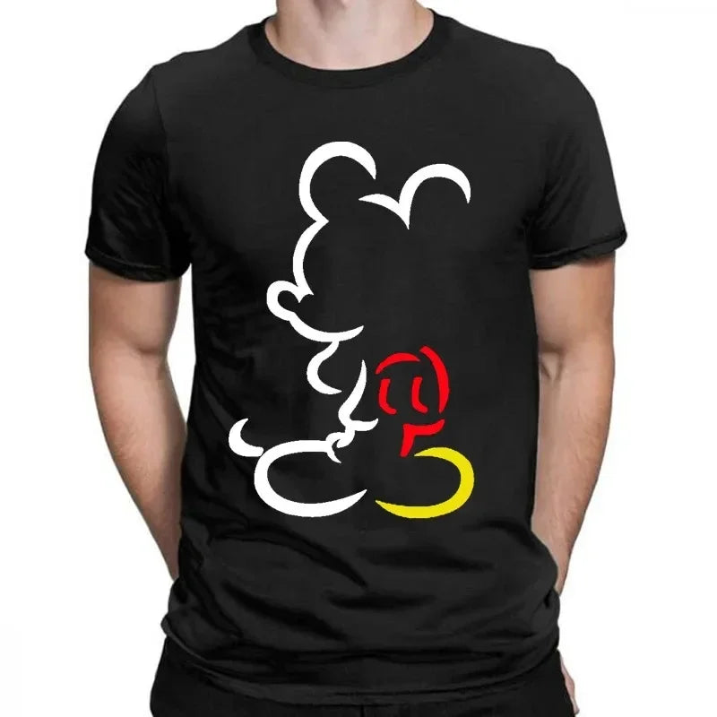 Black T-shirt for Men & women Mickey Mouse