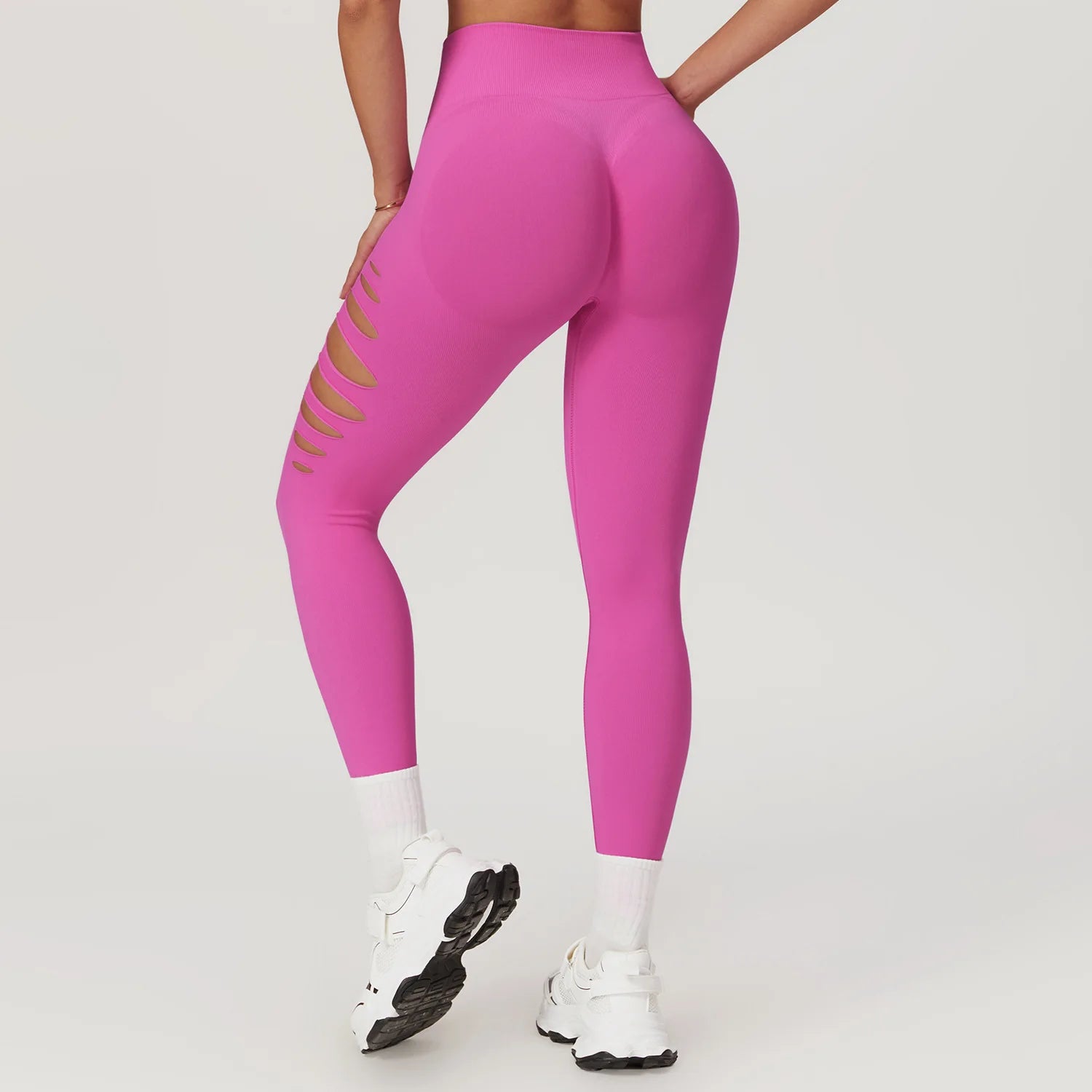 Hollowed Out Yoga Pant Seamless