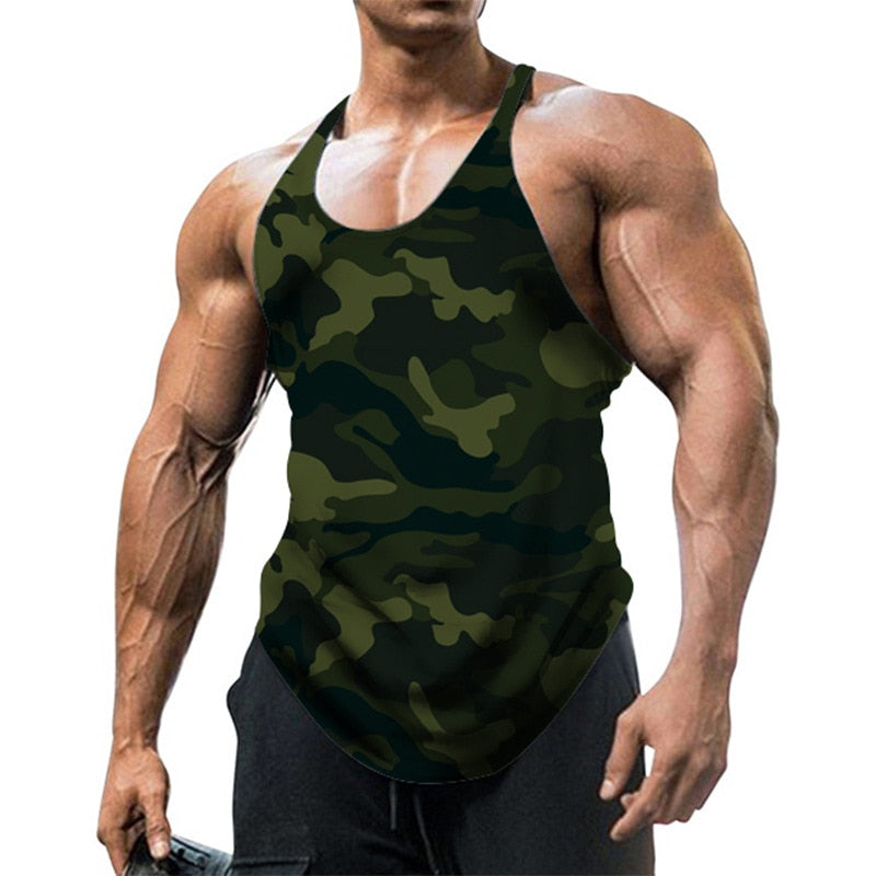 Men's Camouflage Fitness Tank Top