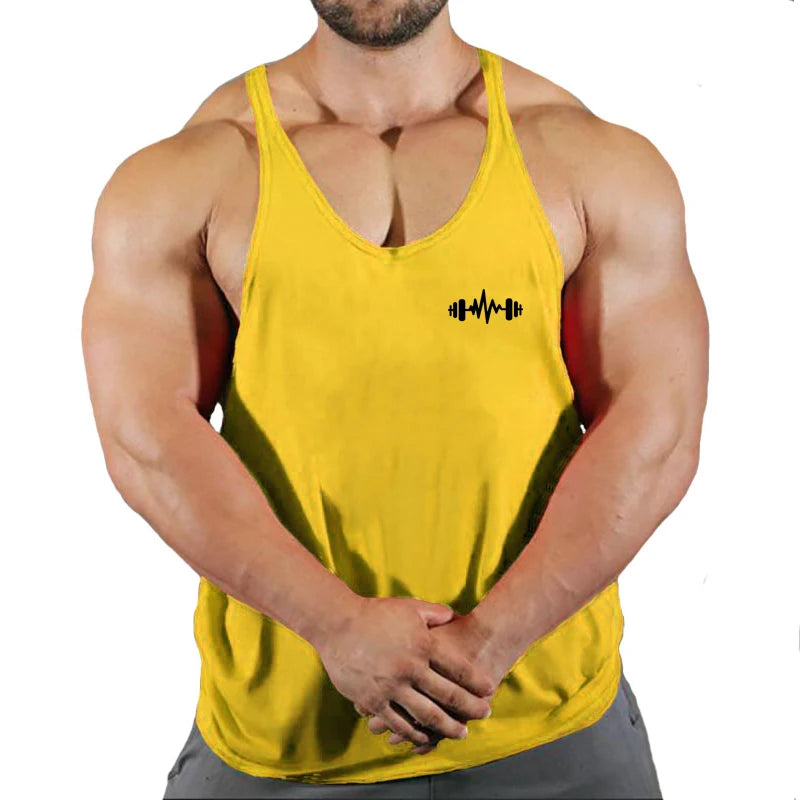 Fitness Shirt Men's Singlets Sleeveless Sweatshirt