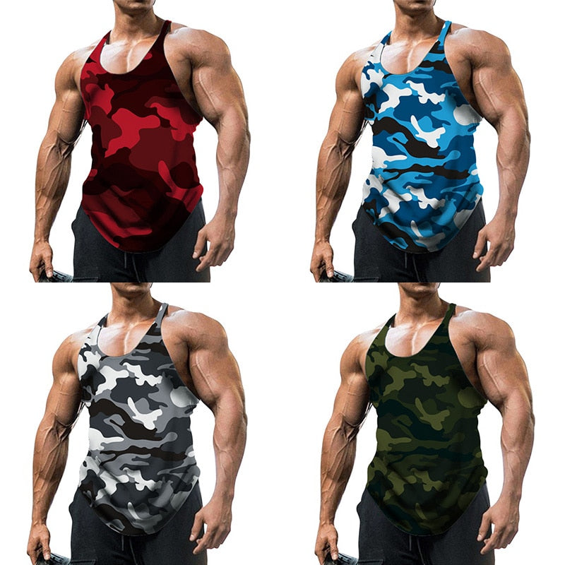 Men's Camouflage Fitness Tank Top