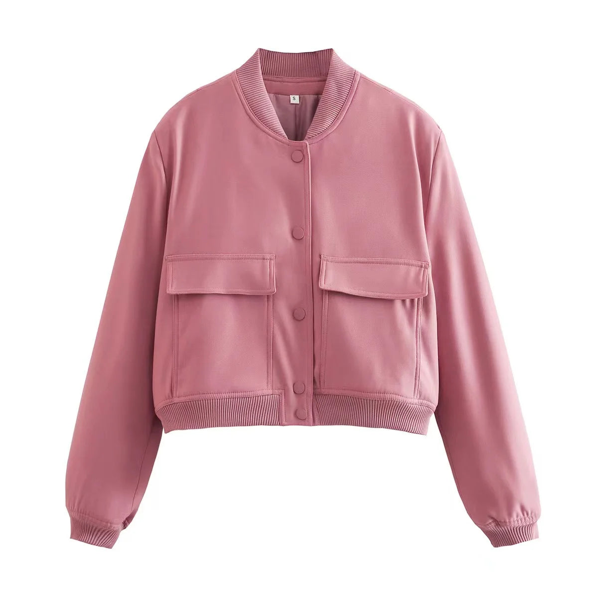 2024 Woman Bomber Jacket Coat