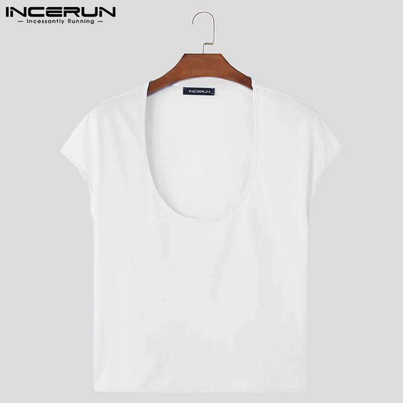 Men's Solid Simple Gym T-shirts