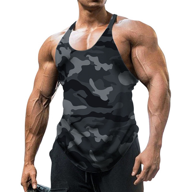 Men's Camouflage Fitness Tank Top