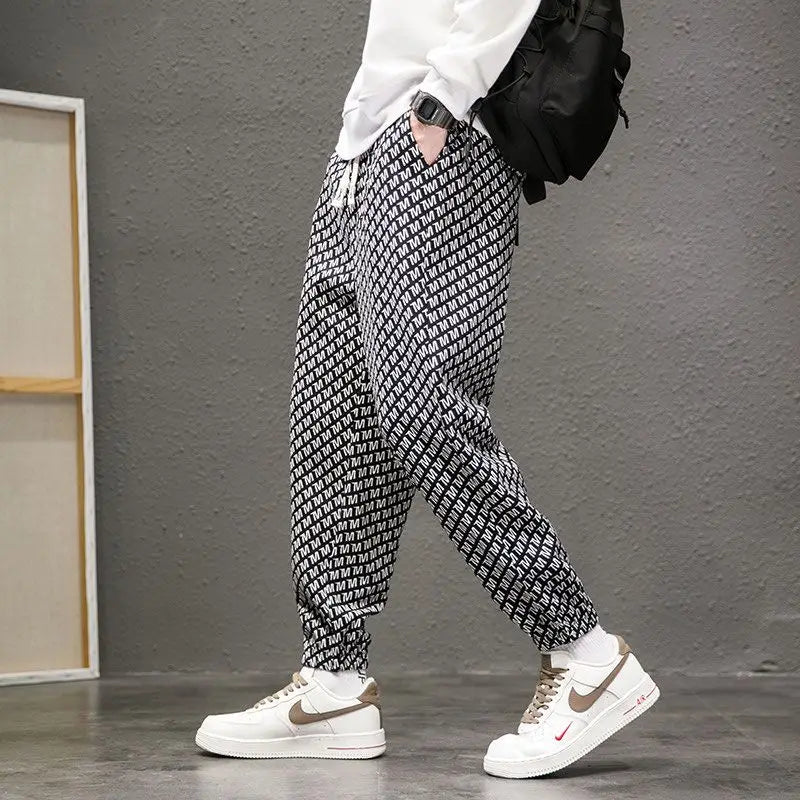 New Fashion Letter Print Casual Harlan Pants