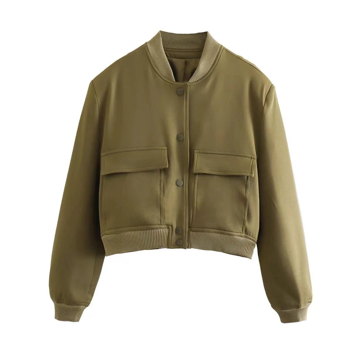 2024 Woman Bomber Jacket Coat