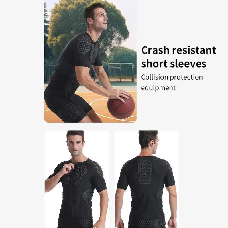 Padded Compression T Shirt