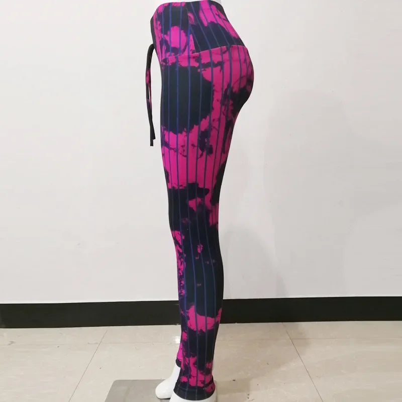 Women Seamless Printing Yoga Pants