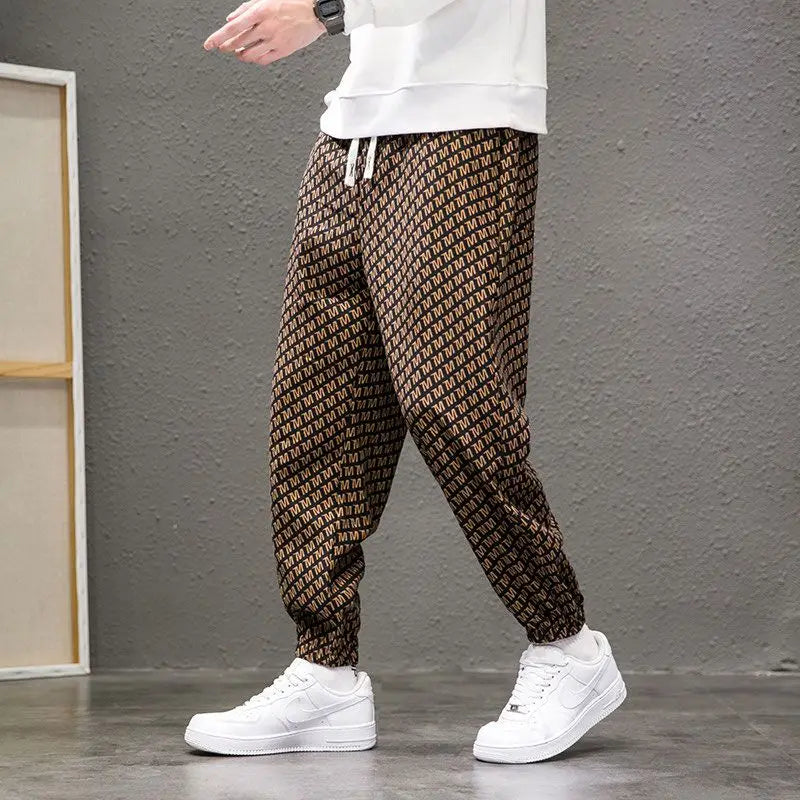 New Fashion Letter Print Casual Harlan Pants