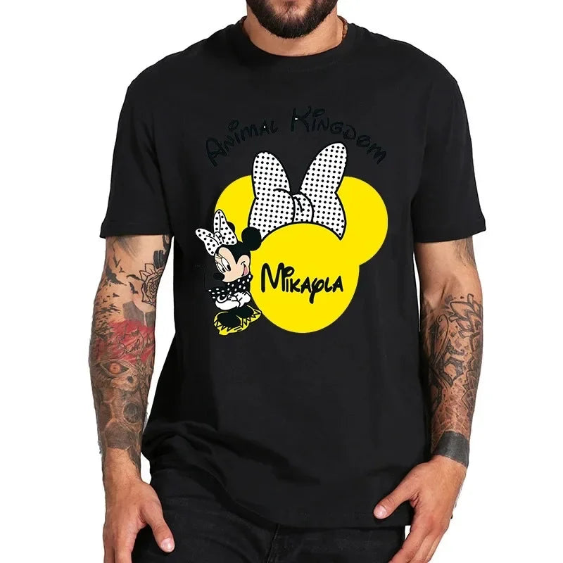 Black T-shirt for Men & women Mickey Mouse