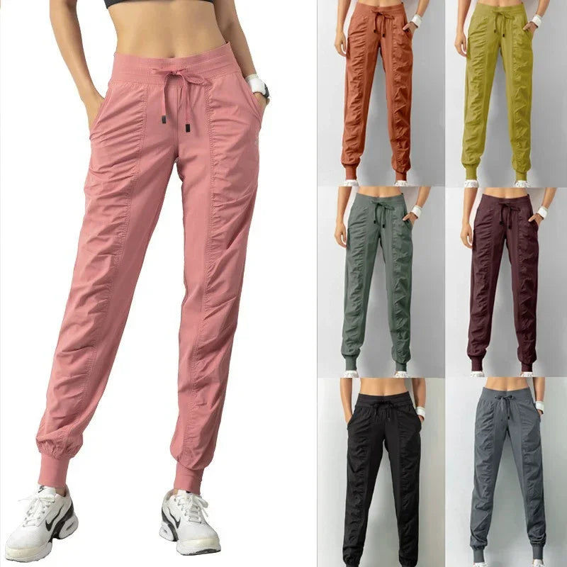 Sweatpants Fabric Drawstring Running Sport Joggers