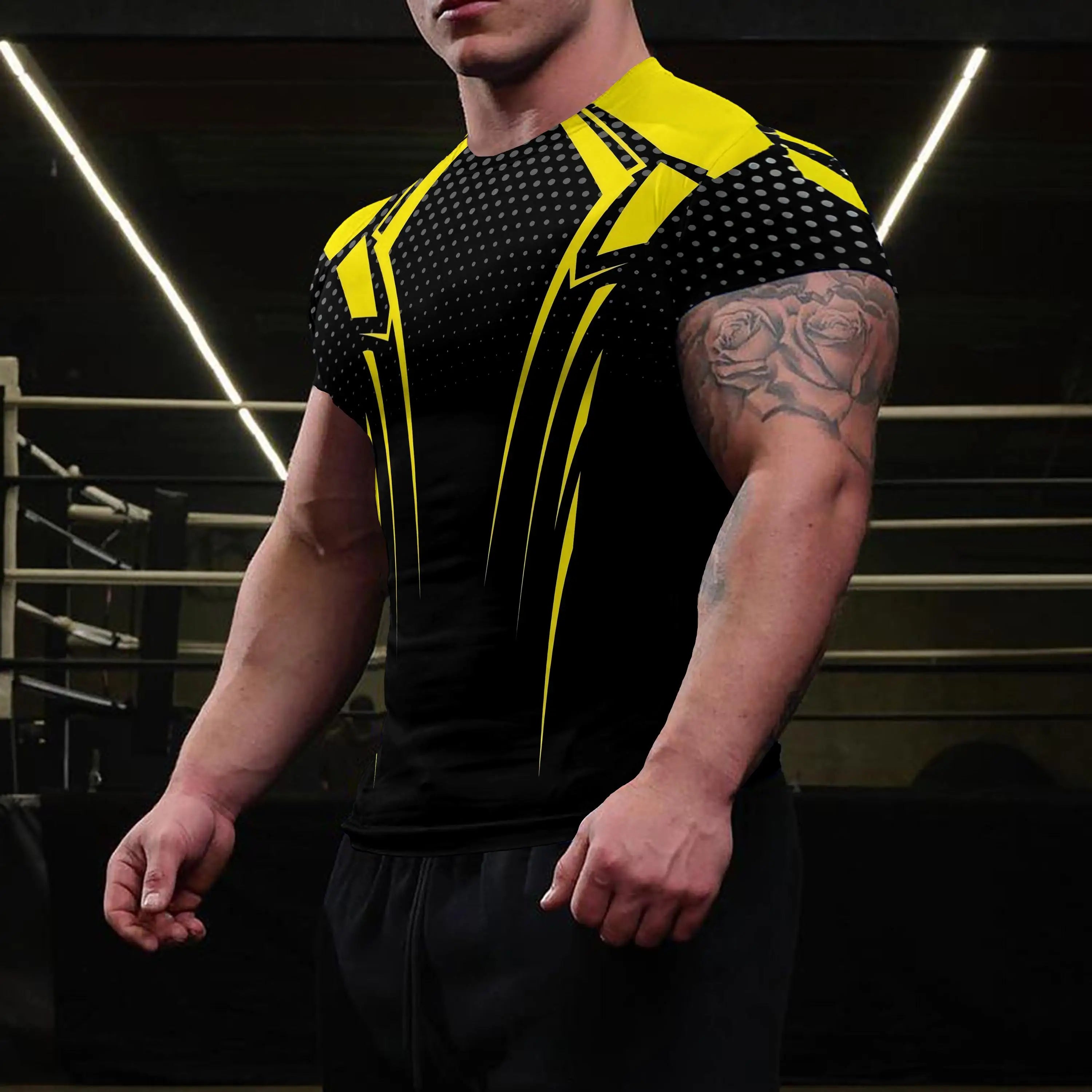 Men's T-Shirt Fitness Gym Sports