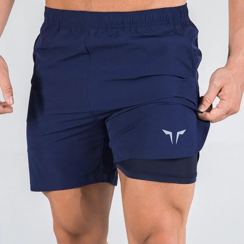 Double-layer Fitness Shorts