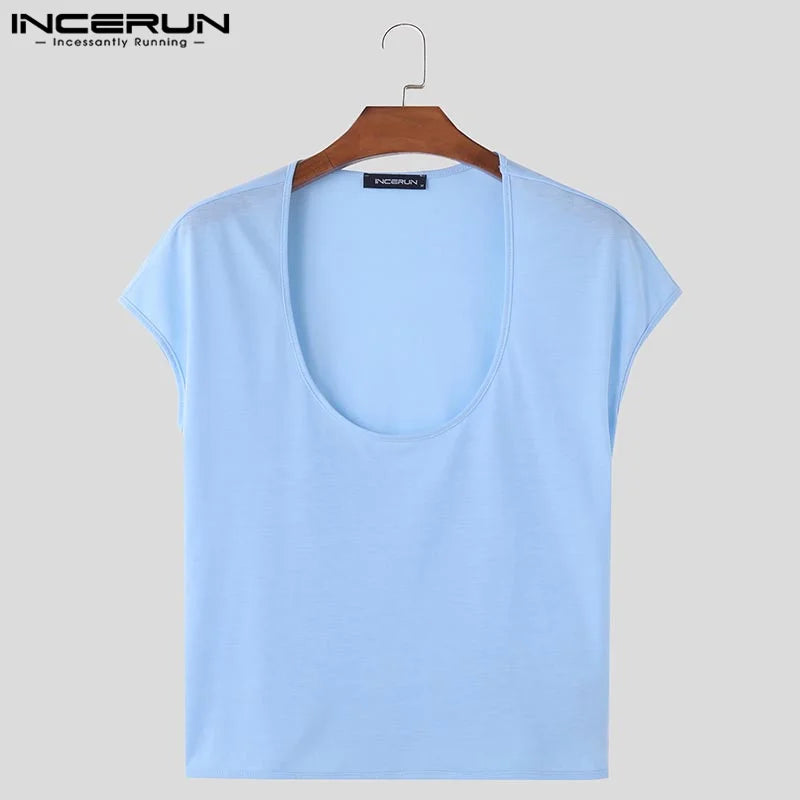 Men's Solid Simple Gym T-shirts