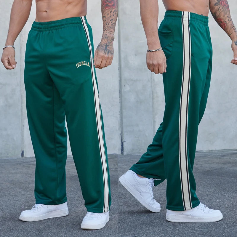 New Men's Sweatpants Jogger Gym Sports Fitness