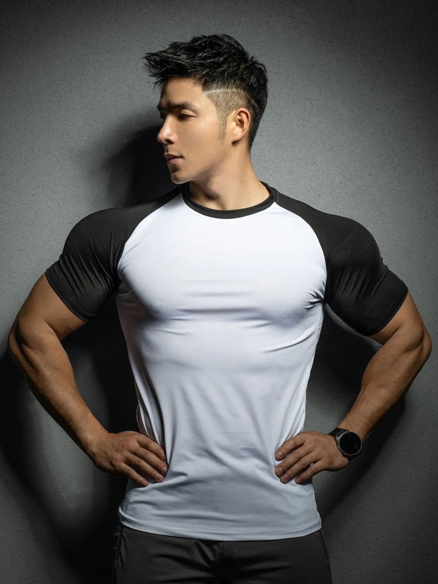 2024 New Men  Short Sleeve Fitness T Shirt