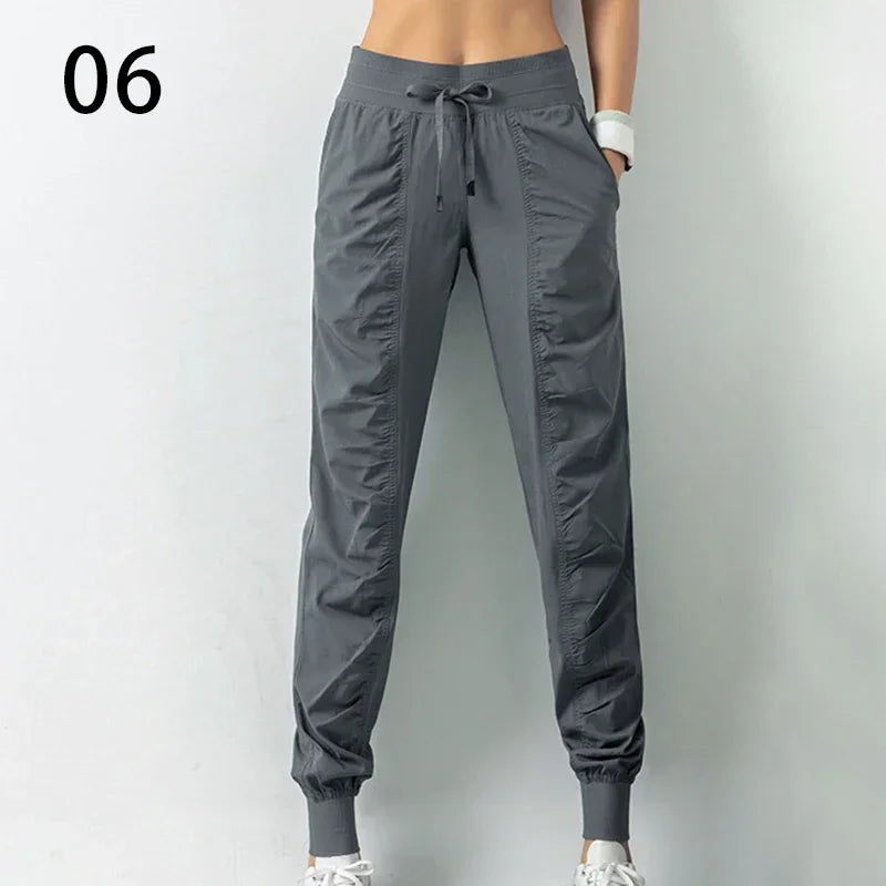 Sweatpants Fabric Drawstring Running Sport Joggers