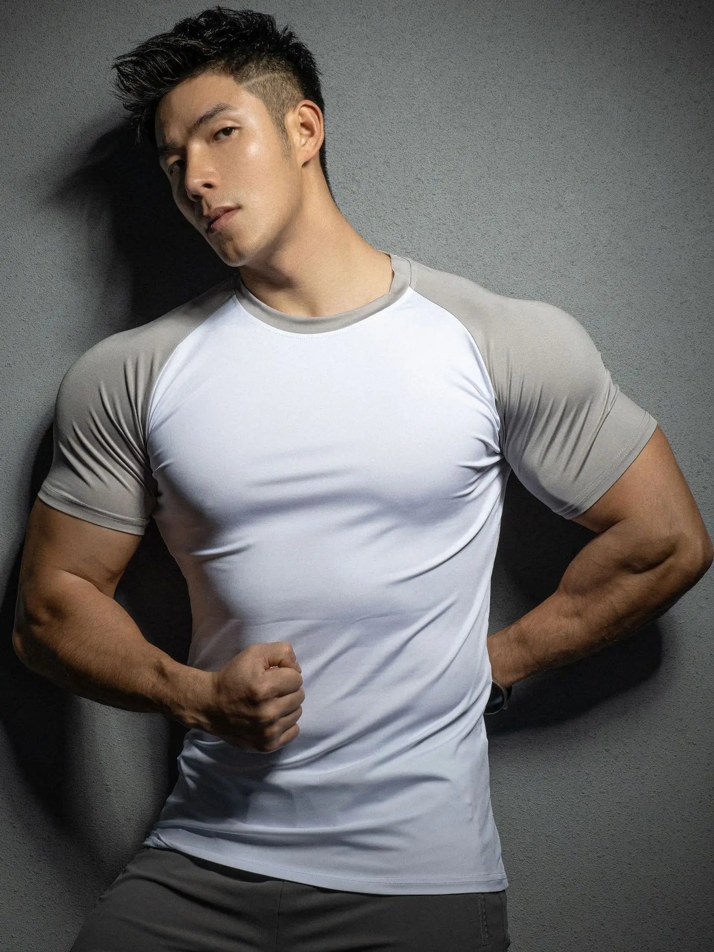 2024 New Men  Short Sleeve Fitness T Shirt