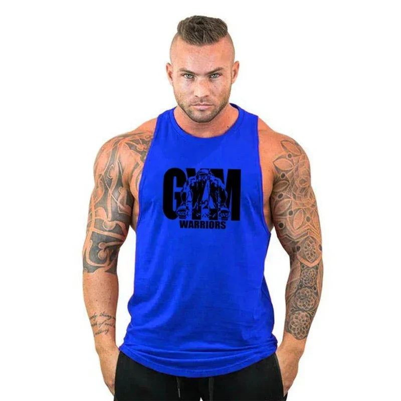 Men's Bodybuilding Hooded Tank Top