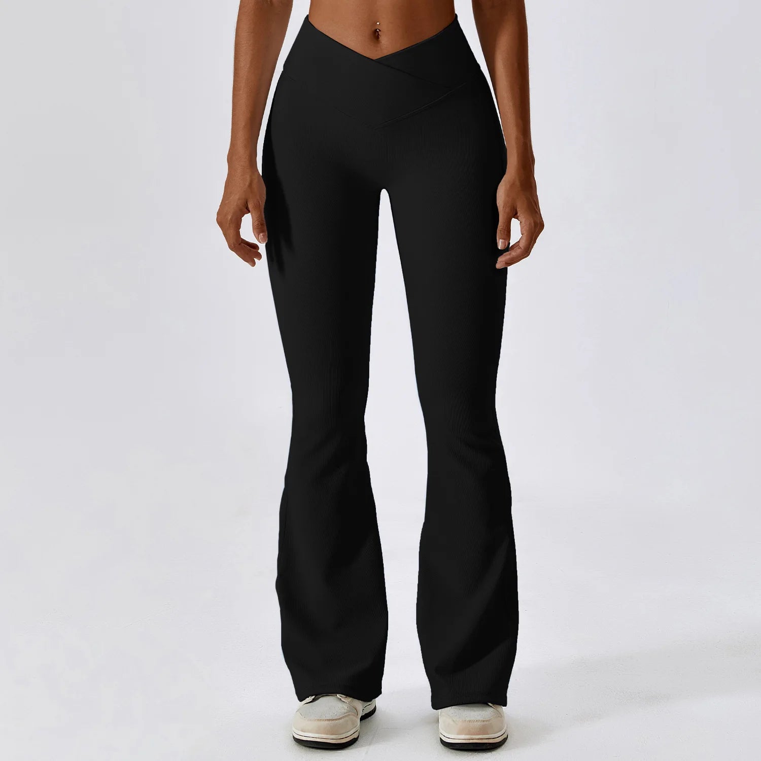 Flare Leggings Yoga Pants  High Waist Wide