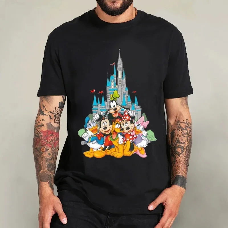 Black T-shirt for Men & women Mickey Mouse