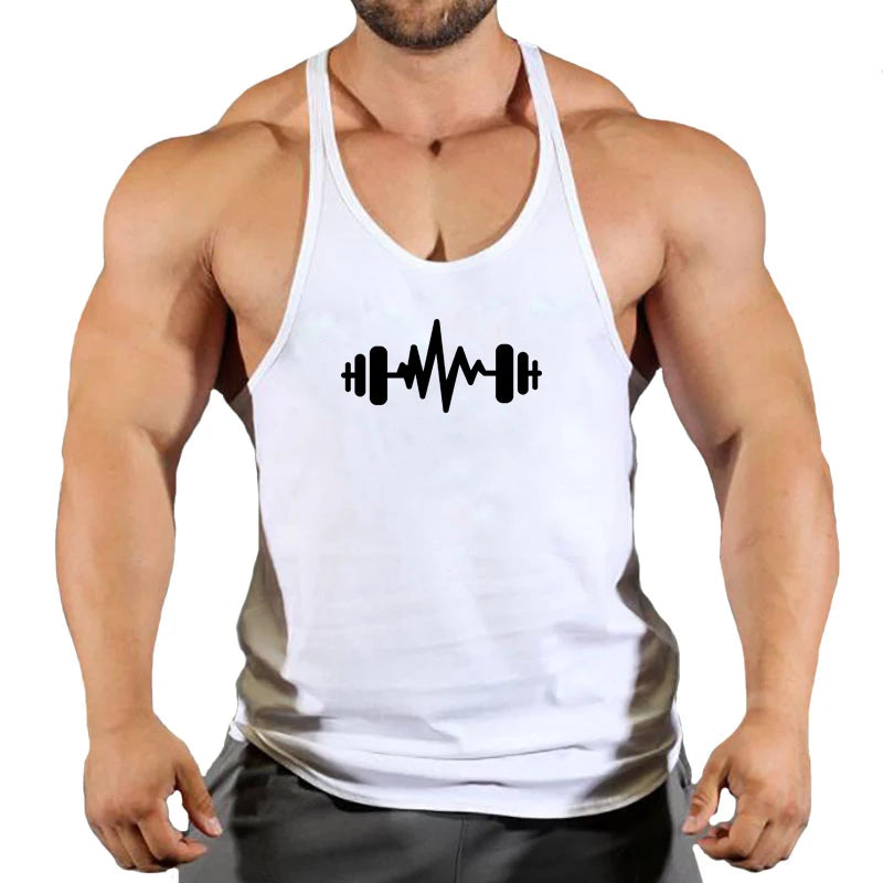 Fitness Shirt Men's Singlets Sleeveless Sweatshirt