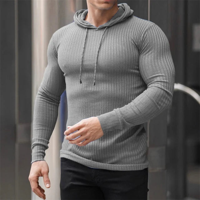 Men's autumn sports fitness hoodie pullover