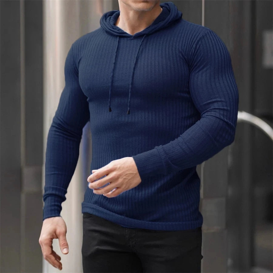 Men's autumn sports fitness hoodie pullover