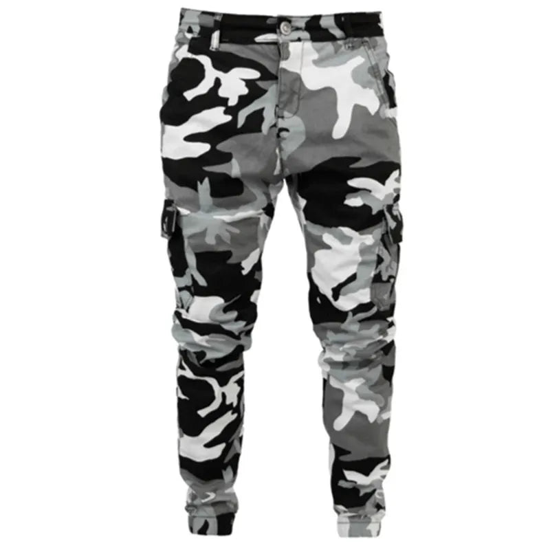 Men's Fashion Joggers Camouflage Jeans