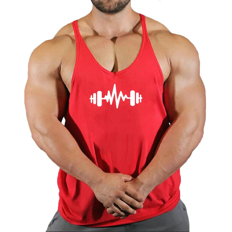 Fitness Shirt Men's Singlets Sleeveless Sweatshirt