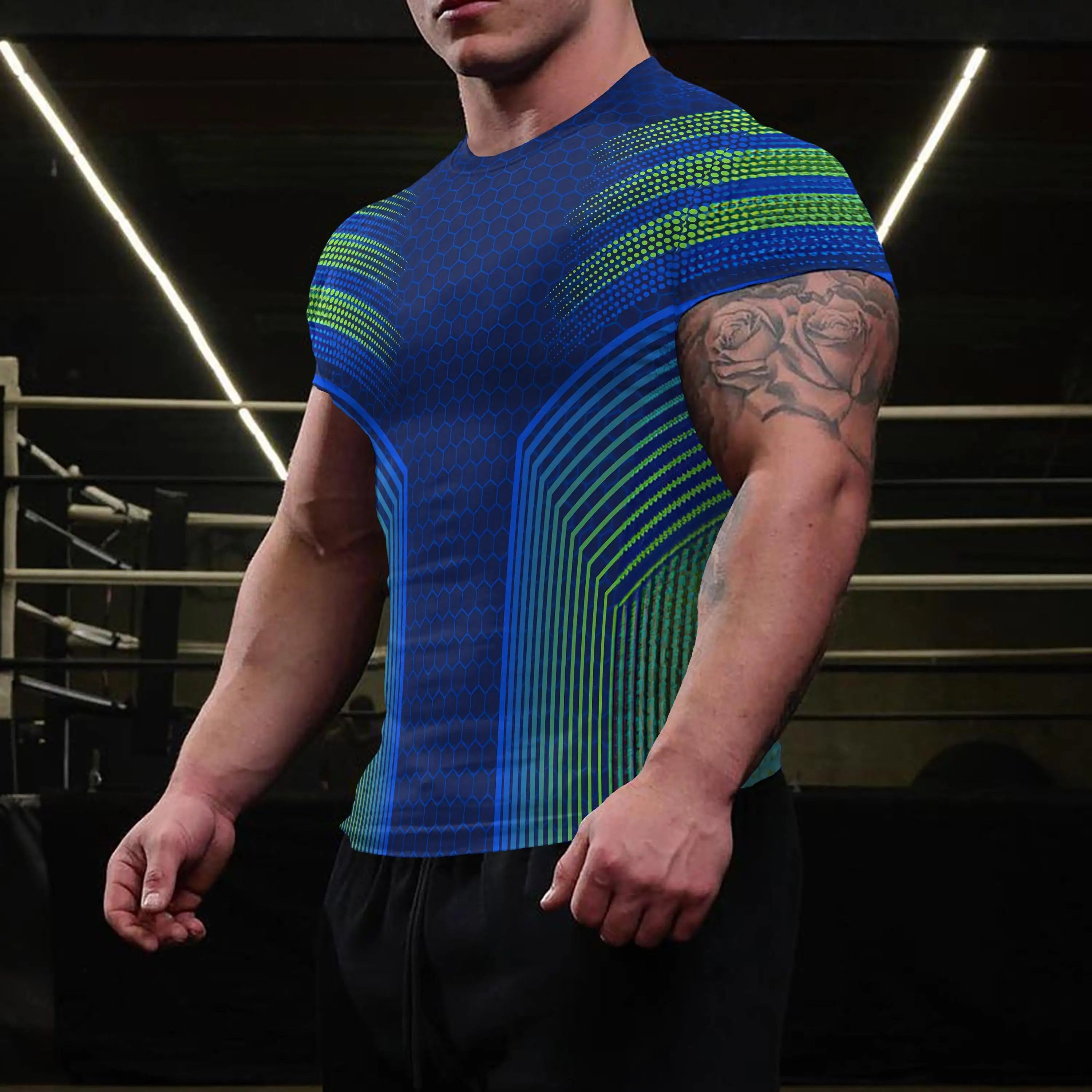 Men's T-Shirt Fitness Gym Sports